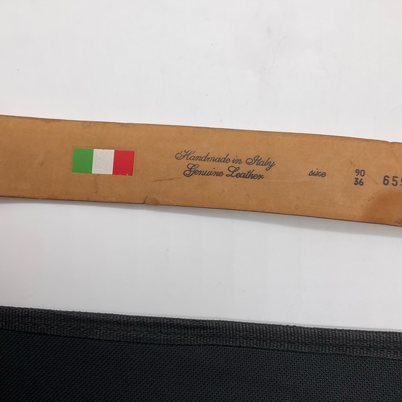 GUIDO ANGELOUI ITALIAN MADE LEATHER BELT - Picture 6 of 10